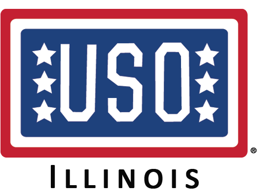 USO of Illinois logo USO of Illinois logo