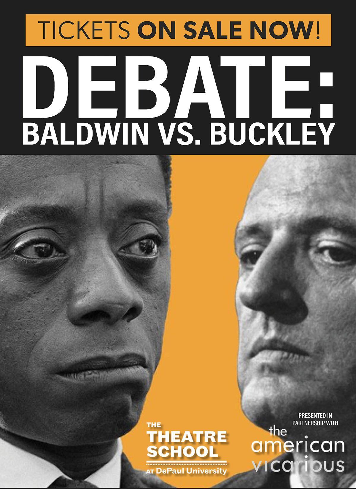 DEBATE: Baldwin Vs. Buckley Poster